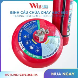 Bình cầu chữa cháy bộ quốc phòng 8kg 83MEC BQP chính hãng