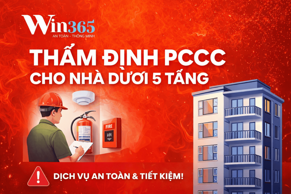 Thẩm định pccc cho nhà dưới 5 tầng