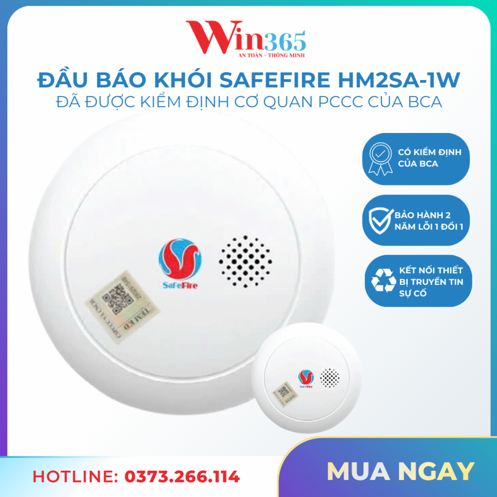 ĐẦU BÁO KHÓI SAFEFIRE HM2SA-1W