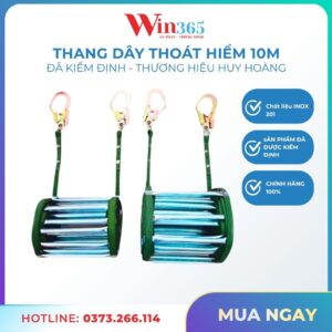 Thang dây thoát hiểm 10m Hoàng Huy