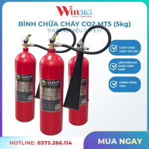 Bình chữa cháy CO2 5kg Safety Chính Hãng