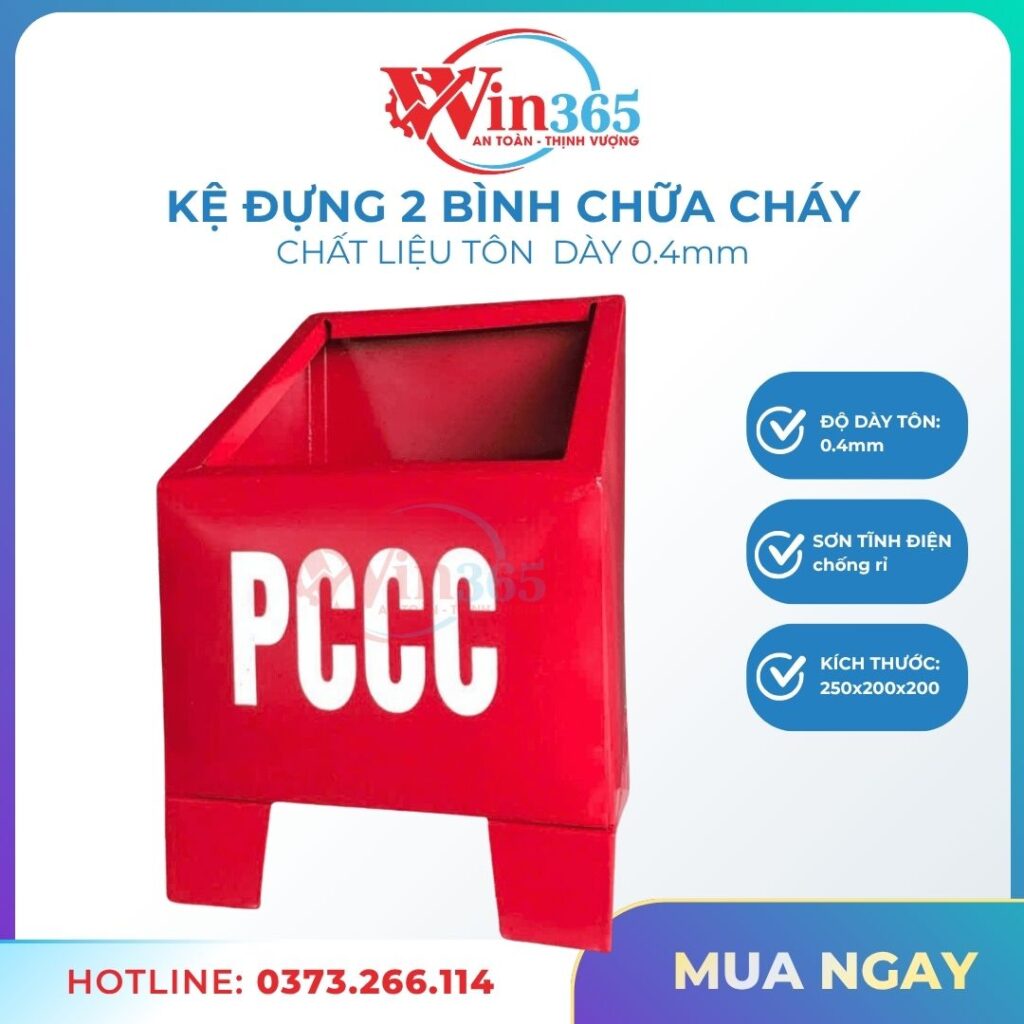 Kệ đựng 1 bình chữa cháy