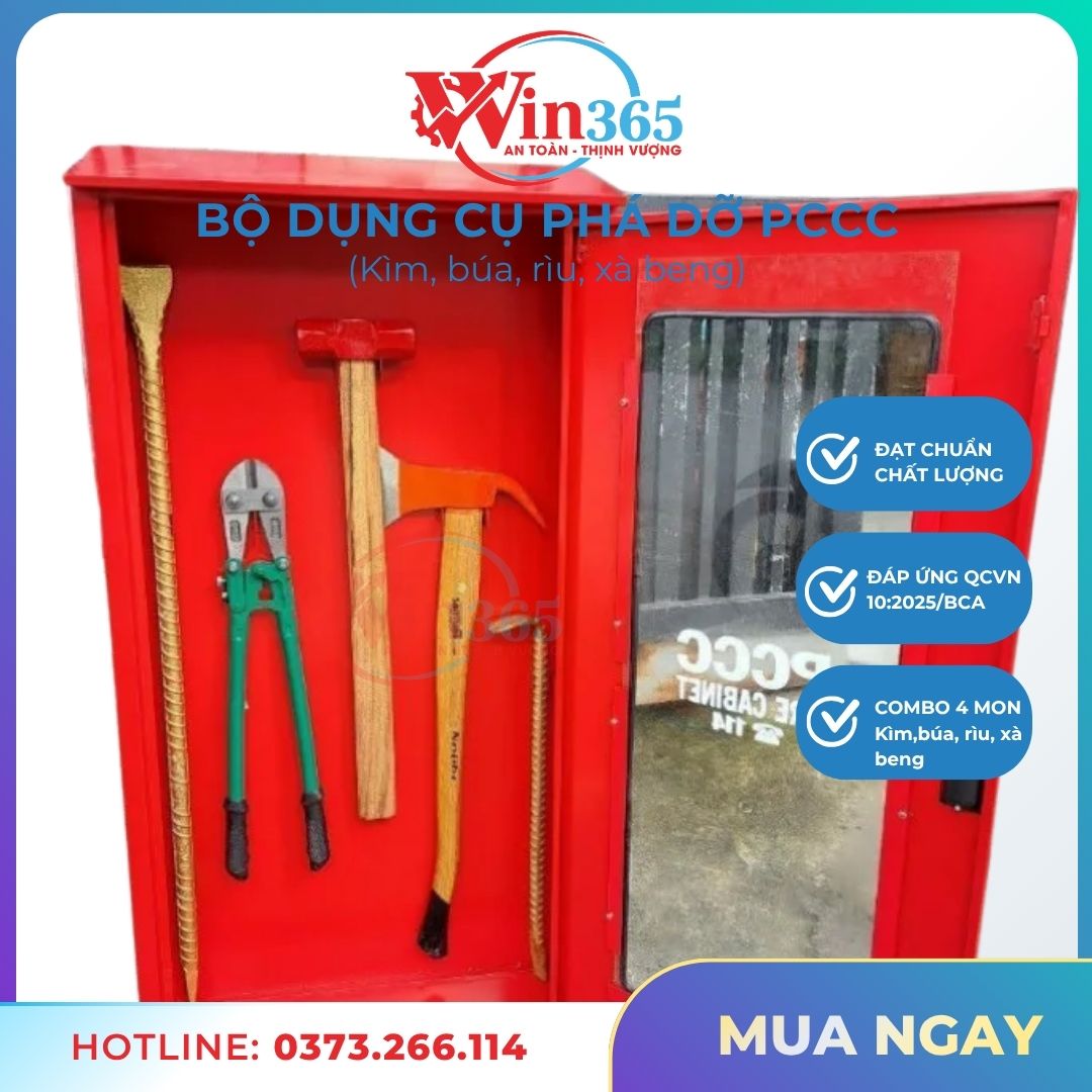 Tủ đựng bộ dụng cụ phá dỡ PCCC