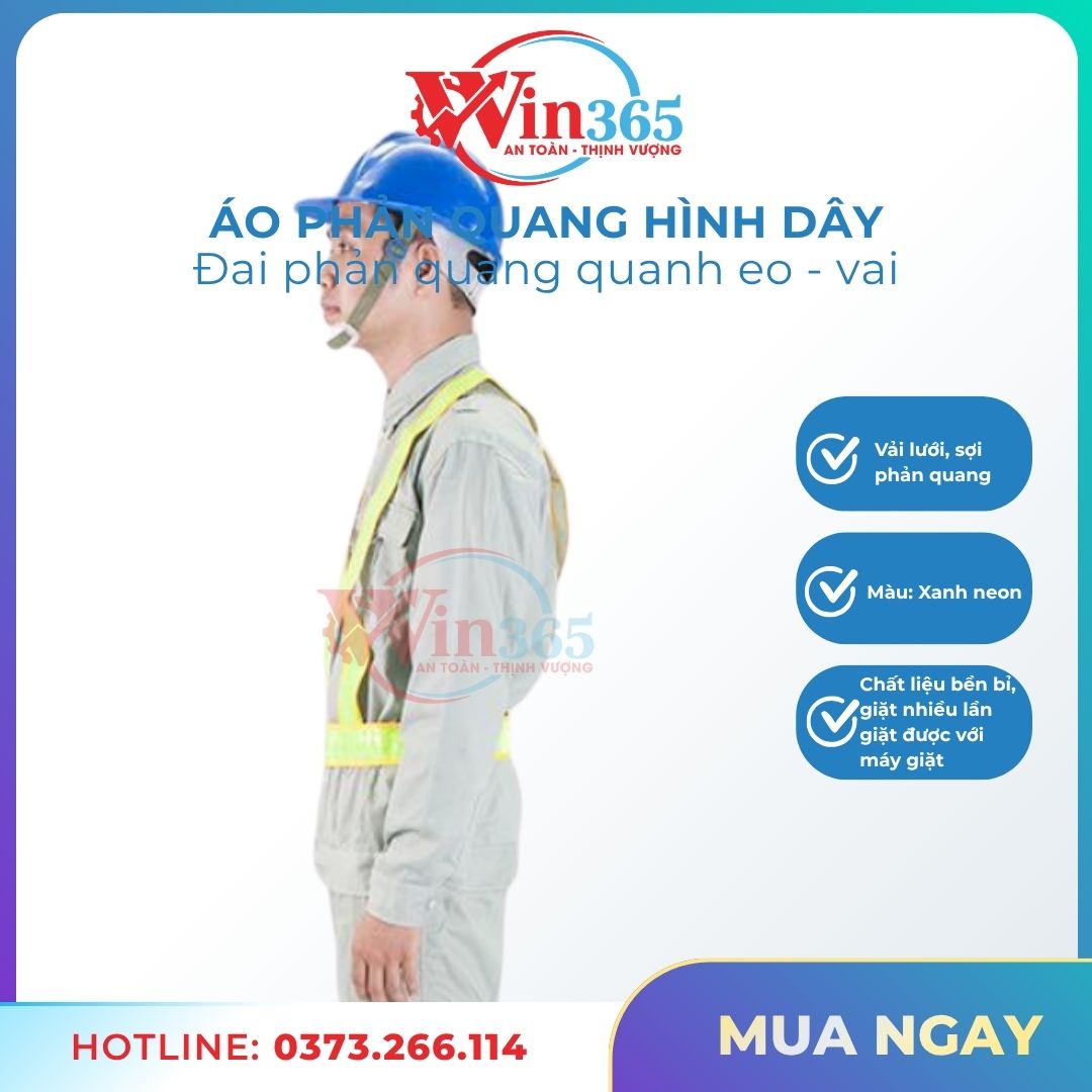 Áo Phản Quang Dây Bản Lớn 5–6cm Giá Tốt - Ảnh 2