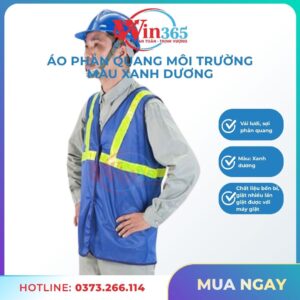 Áo phản quang màu xanh biển