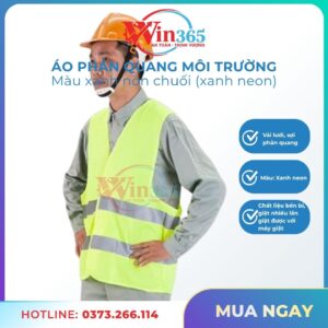 Áo phản quang màu xanh neon
