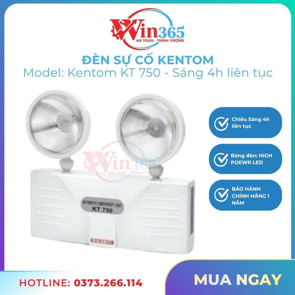 Đèn sự cố Kentom KT750