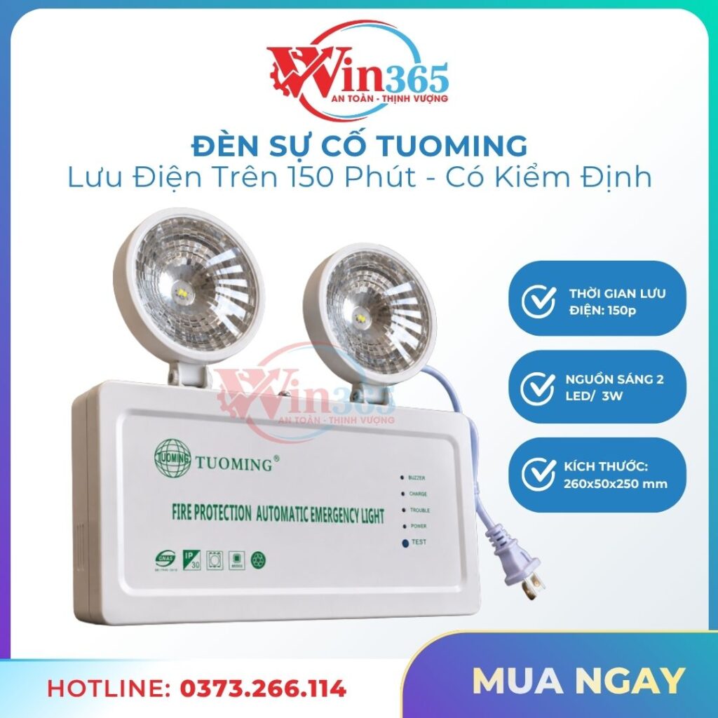 Đèn sự cố Tuoming đã kiểm định