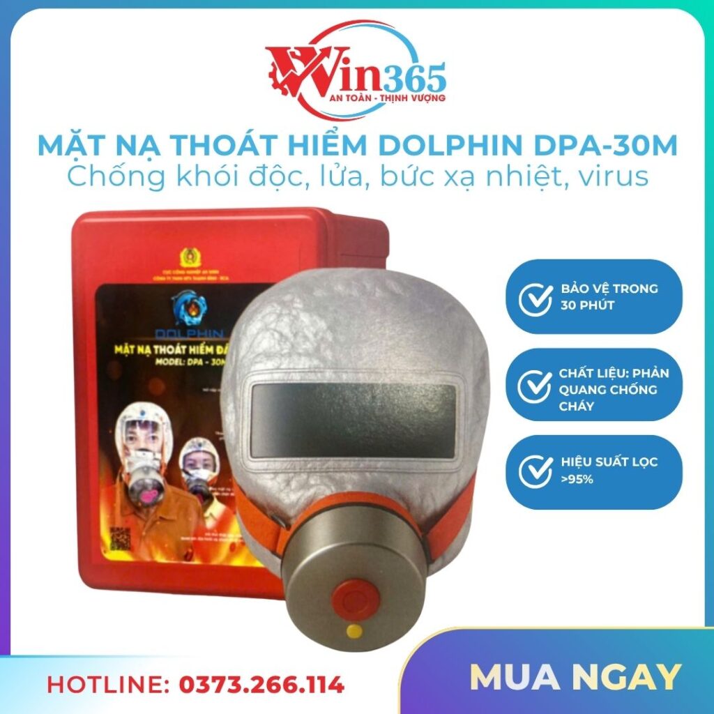 Mặt nạ thoát hiểm Dolphin DPA-30M