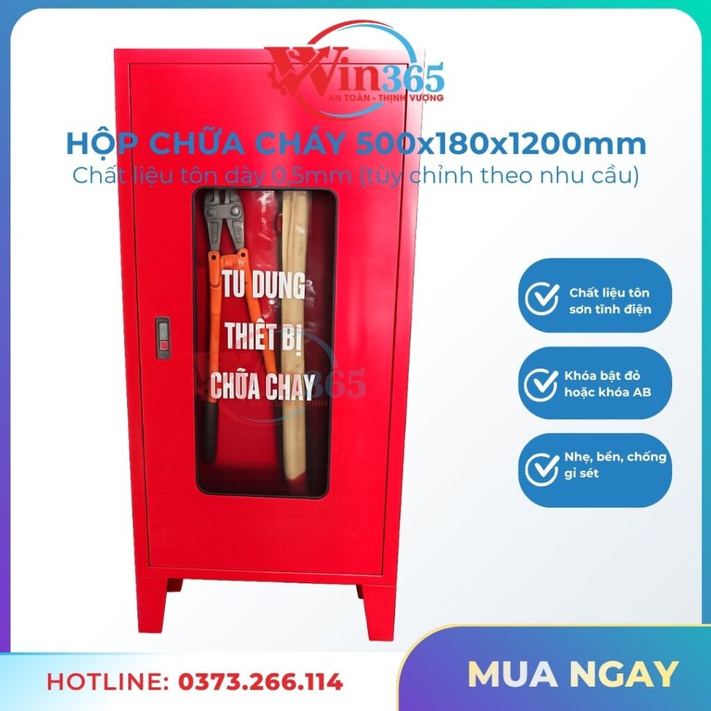 Tủ đựng dụng cụ phá dỡ pccc hàng đẹp