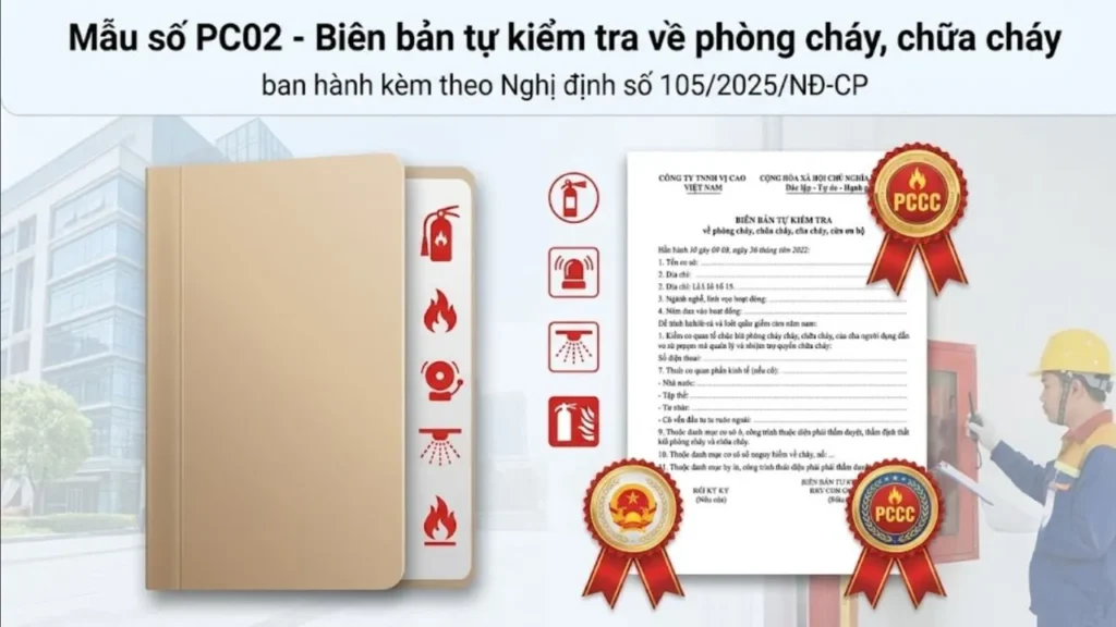 Mẫu số PC02 - Biên bản tự kiểm tra về pccc