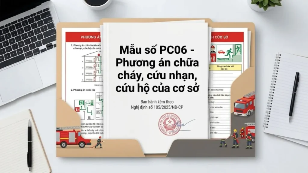 Mẫu số PC06 - Phương án chữa cháy