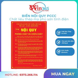 Tấm nội quy pccc