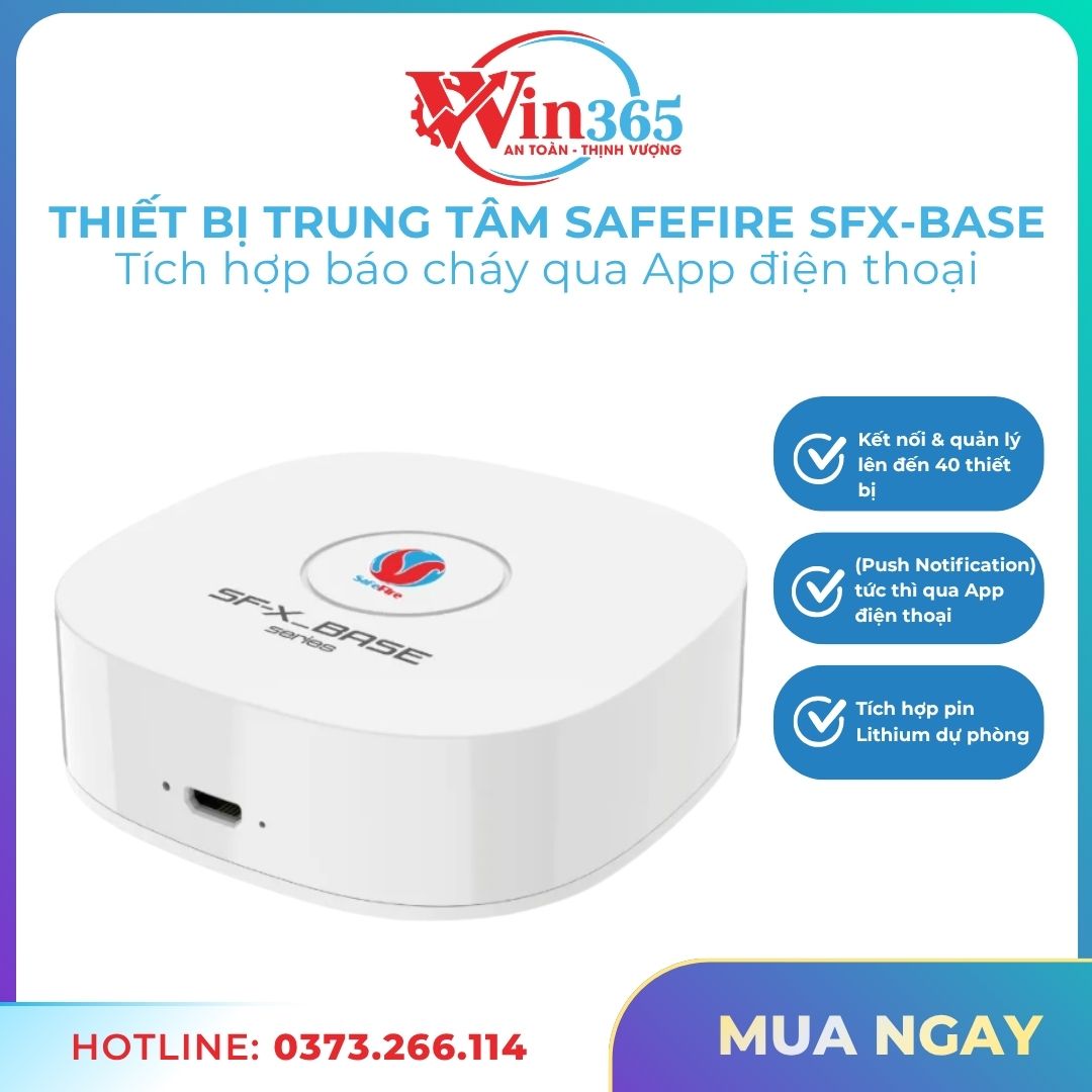 Gateway thiết bị trung tâm Safefire SFX-Base