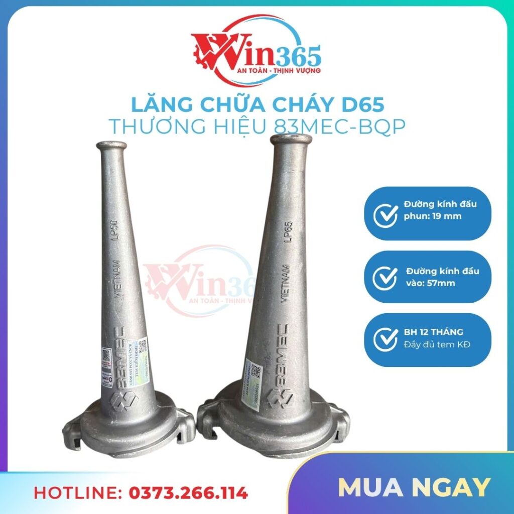Lăng chữa cháy D65 83MEC BQP